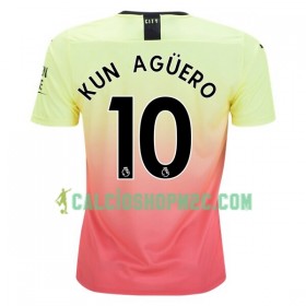 Manchester City Kun Agüero 10 Maglia Terza 2019/2020 Manica Corta 